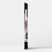 Lila Augen des Zuckerschädels Case-Mate iPhone Hülle (Rückseite / Links)