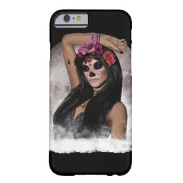 Lila Augen des Zuckerschädels iPhone 12 Pro Hülle