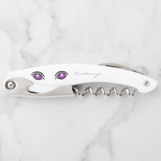 lila Augen mit Thunder_Cove Kellnermesser (Vorderseite)