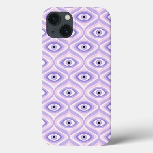 Lila Augenmuster - Trippy Pastell Goth Case-Mate iPhone Hülle (Rückseite)
