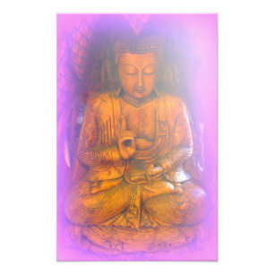 lila Aura Buddha Foto