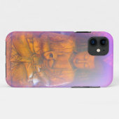 lila Aura Buddha iPhone Fall Case-Mate iPhone Hülle (Rückseite (Horizontal))