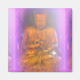 lila Aura-Buddha-Magnet Magnet