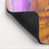 lila Aura Buddha Mousepad (Ecke)