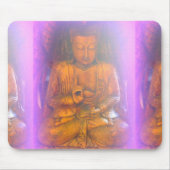 lila Aura Buddha Mousepad (Vorne)