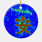 lila Aura Buddha Ruhe Ornament (Hinten)
