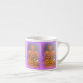 lila Aura Buddhas Espresso Tasse (Rechts)