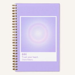 Lila Aura Swatch Engel Zahl Klein Notizblock