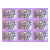 lila Aura vermittelt Buddhas Tischdecke (Vorderseite (Horizontal))