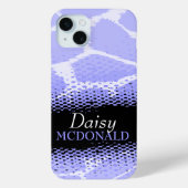 Lila Ausdruck Case-Mate iPhone Hülle (Rückseite)