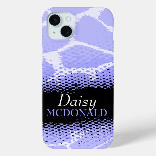 Lila Ausdruck Case-Mate iPhone Hülle (Rückseite)