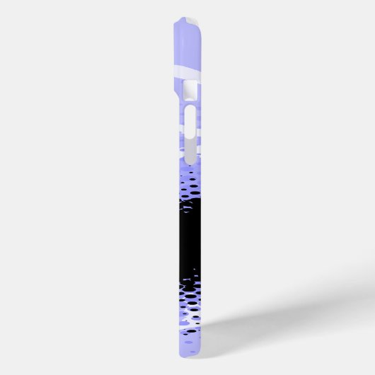 Lila Ausdruck Case-Mate iPhone Hülle (Rückseite / Links)