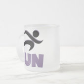 LILA AUSFÜHREN MATTGLASTASSE (Vorderseite Links)