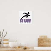LILA AUSFÜHREN POSTER (Küche)
