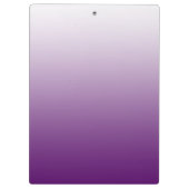 Lila ausgeblendet Personalisiert Klemmbrett (Rückseite)