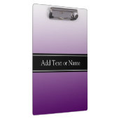 Lila ausgeblendet Personalisiert Klemmbrett (Rechts)