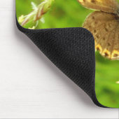Lila ausgestreckte Kupfer-Schmetterlingsmuse Mousepad (Ecke)