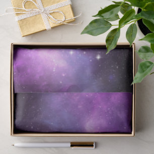 Lila Außerirdische Sterne Universum Galaxie Sonne  Seidenpapier