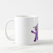 Lila Außerirdischer Kaffeetasse (Links)