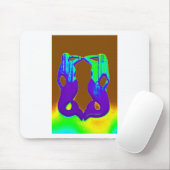 lila Aussichtspersonen Mousepad (Mit Mouse)