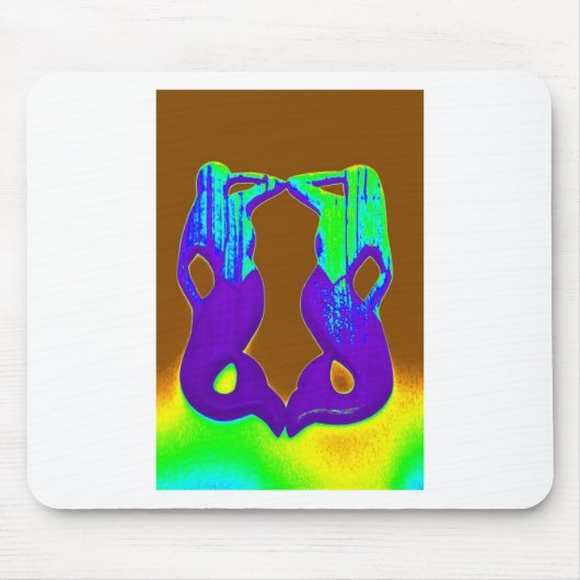 lila Aussichtspersonen Mousepad (Vorne)