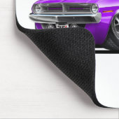 Lila Auto 1970 Plymouths Cuda Mousepad (Ecke)