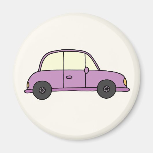 Lila Auto Magnet (Vorne)