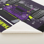 Lila Auto Sherpadecke (3/4)