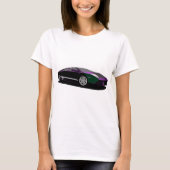 Lila Auto T-Shirt (Vorderseite)