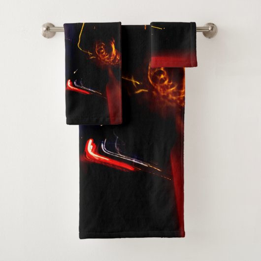 lila Auto Tanzbad Handtuch Set (Insitu)