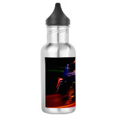 lila Autotanz Edelstahlflasche (Links)