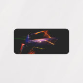 lila Autotanz Etiketten (Design 1)