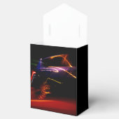 lila Autotanz Geschenkschachtel (Geöffnet)