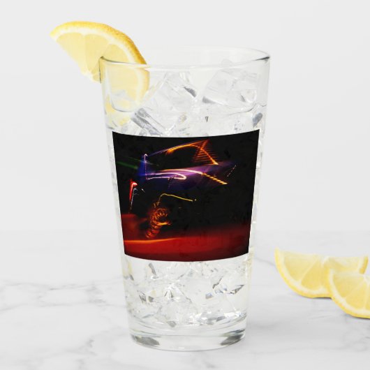 lila Autotanz Glas (Vorderseite Ice)