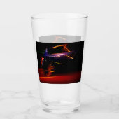 lila Autotanz Glas (Vorderseite)