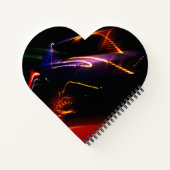 lila Autotanz Notizblock (Rückseite)