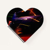 lila Autotanz Notizblock (Vorderseite)