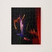 lila Autotanz Puzzle (Vertikal)