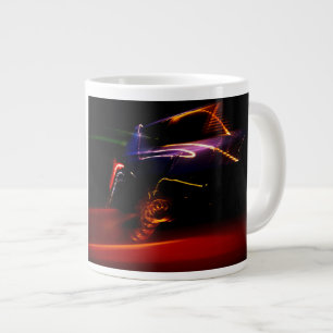 lila Autotanz riesige Kaffeetasse Jumbo-Tasse
