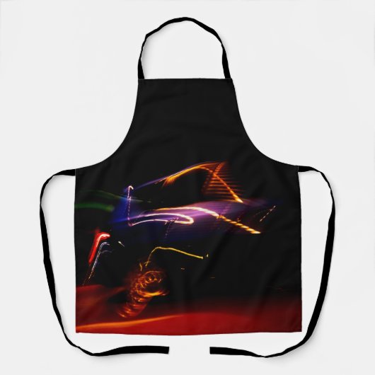 lila Autotanz Schürze (Vorderseite)