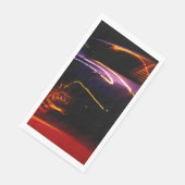 lila Autotanz Serviette (Ecke)