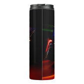 lila Autotanz Thermosbecher (Rückseite)