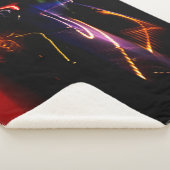 lila Autotanzdecke Sherpadecke (3/4)