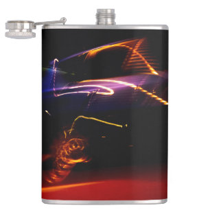 lila Autotanzflasche Flachmann