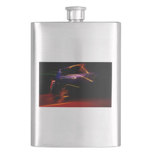 lila Autotanzflasche Flachmann