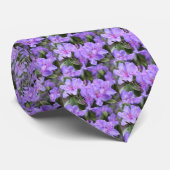 lila Azalea-Blume 杜 鹃 花 Krawatte (Gerollt)