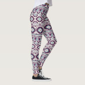 Lila Aztec Blend Women's Leggings (Rechts)