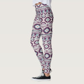 Lila Aztec Blend Women's Leggings (Links)