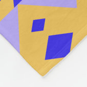 Lila Aztec-Stammmuster Fleecedecke (Ecke)