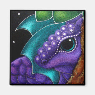 LILA BABY-DRACHE Magnet